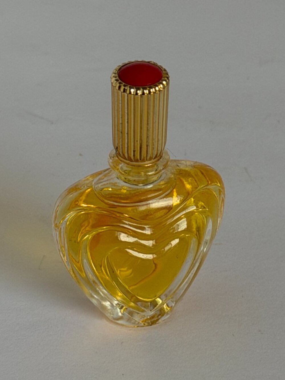 Vintage Escada Margaretha Ley edp Mini 4ml 0.14 oz Heart Bottle Rare